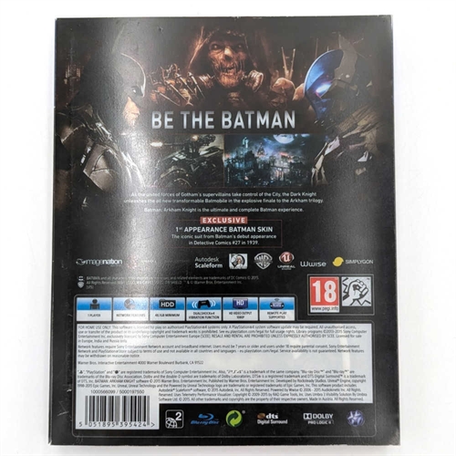 Batman Arkham Knight Special Edition - PS4 (B Grade) (Genbrug)